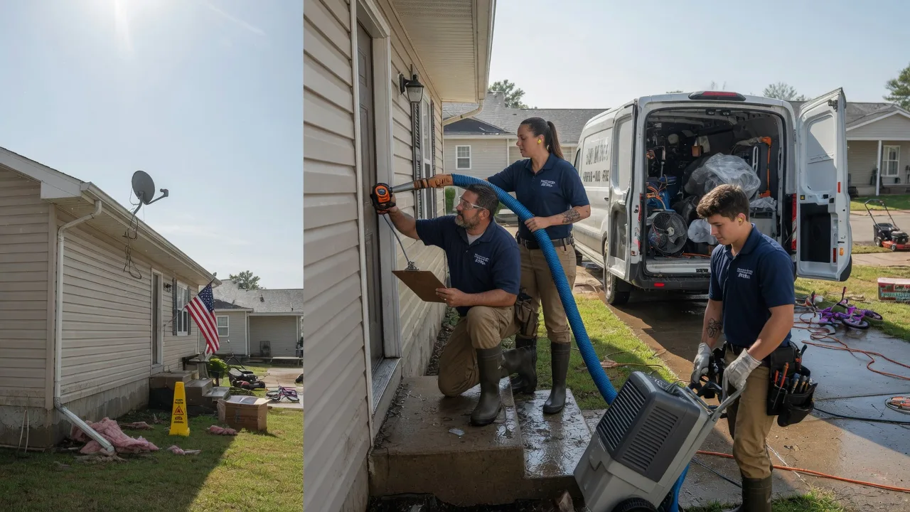 Ceiling Water Damage Restoration in Lafe, AR near me